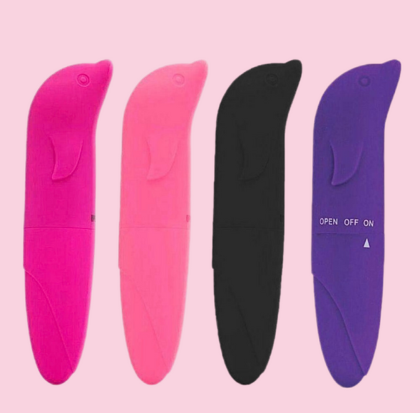 Mini Vibrador Bullet Feminino Golfinho Estimulador de Ponto G - Promo