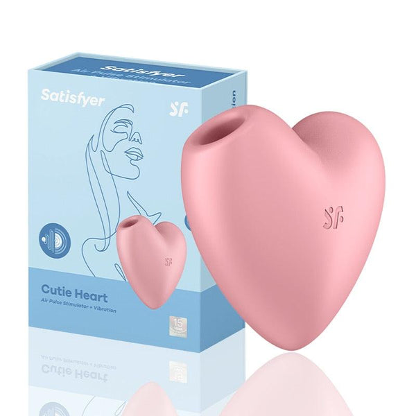 Sugador de Clitóris com Vibração - Satisfyer Cutie Heart