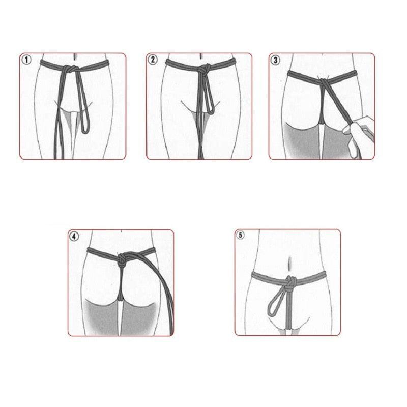 Corda para Amarração Estilo BDSM - Shibari