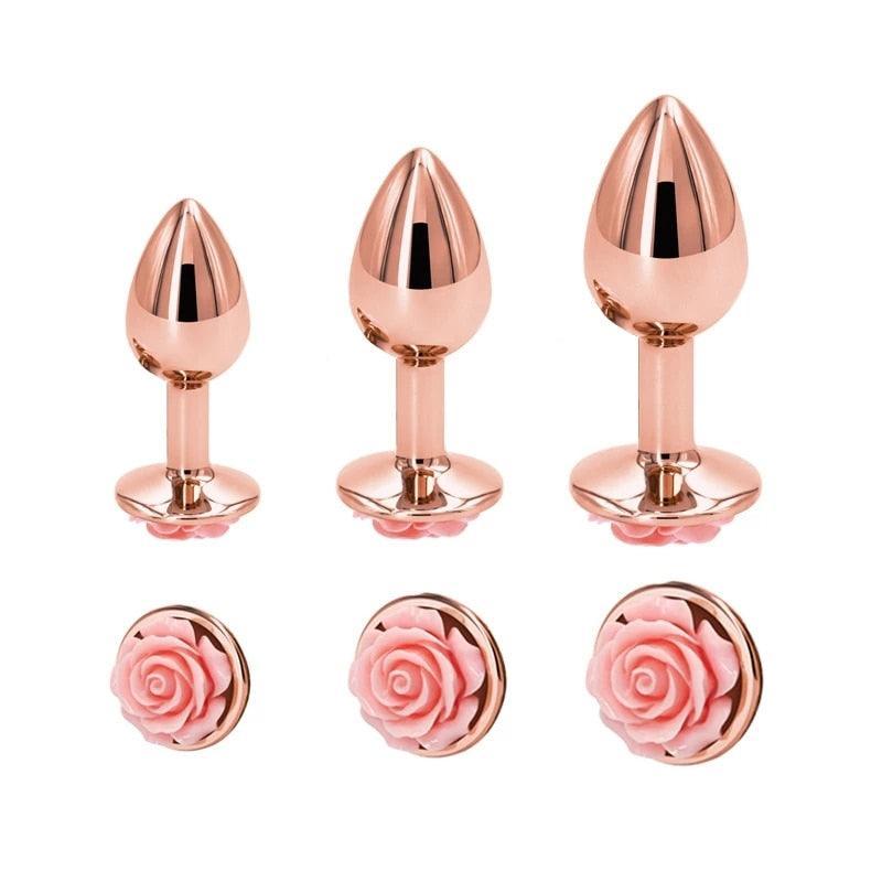Kit Plug Anal Joia Elegante - Iniciante ao Avançado