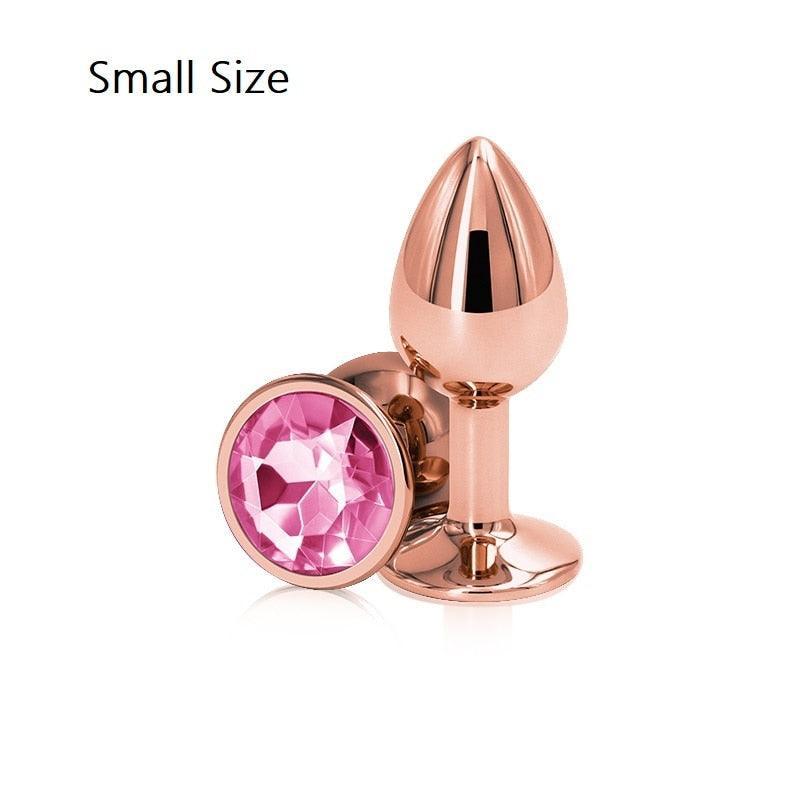 Kit Plug Anal Joia Elegante - Iniciante ao Avançado