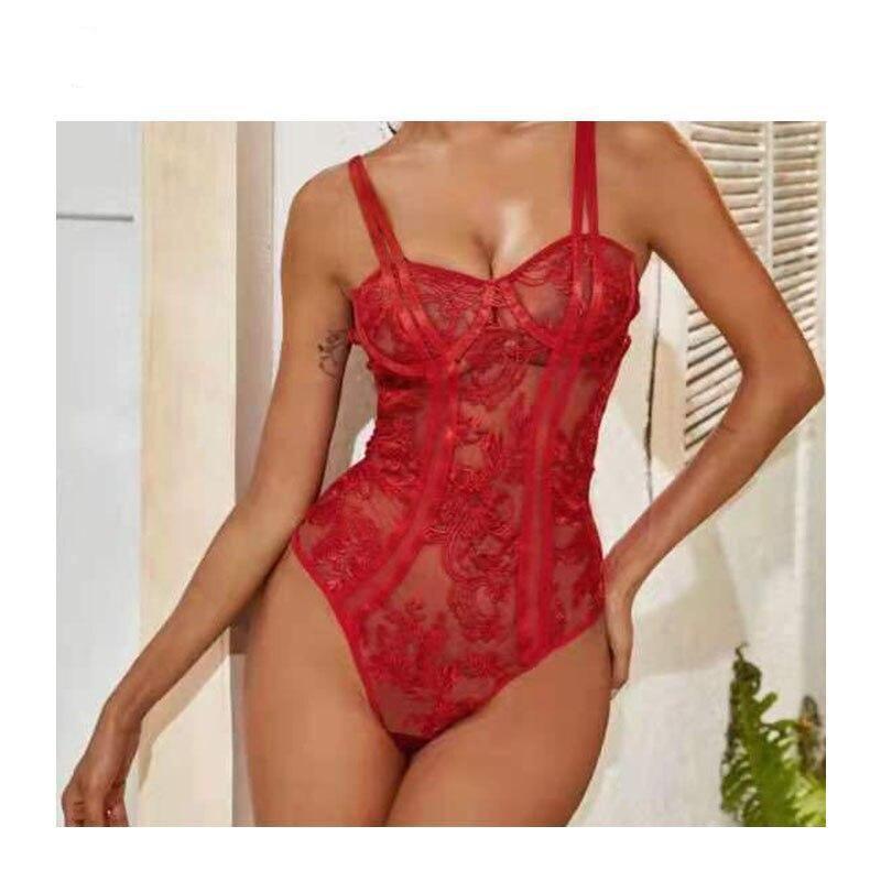 Lingerie  Super Luxo Madame - Lingerie Macacão em Renda