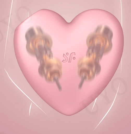 Sugador de Clitóris com Vibração - Satisfyer Cutie Heart
