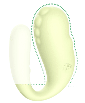Monster Pub 2x - Vibrador Feminino com Controle por APP Sem Limites de Distância