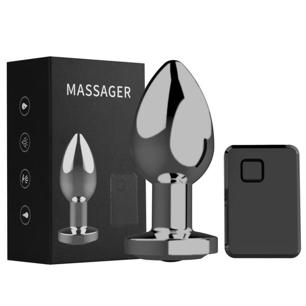 Plug Anal com Controle Remoto a Distância e 10 níveis de Vibrações