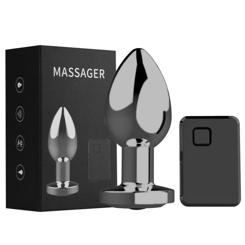 Plug Anal com Controle Remoto a Distância e 10 níveis de Vibrações