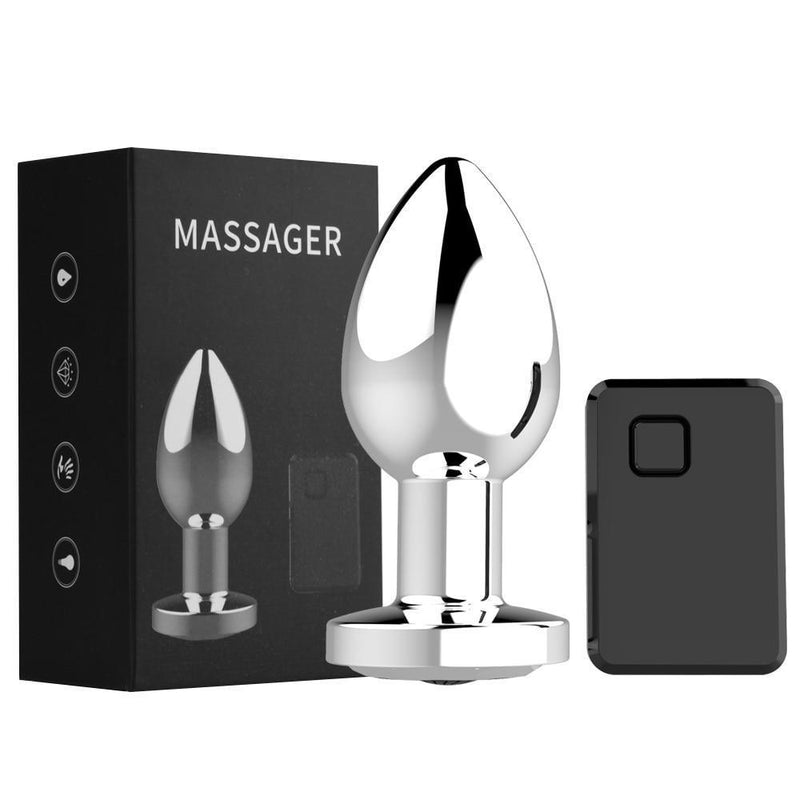 Plug Anal com Controle Remoto a Distância e 10 níveis de Vibrações