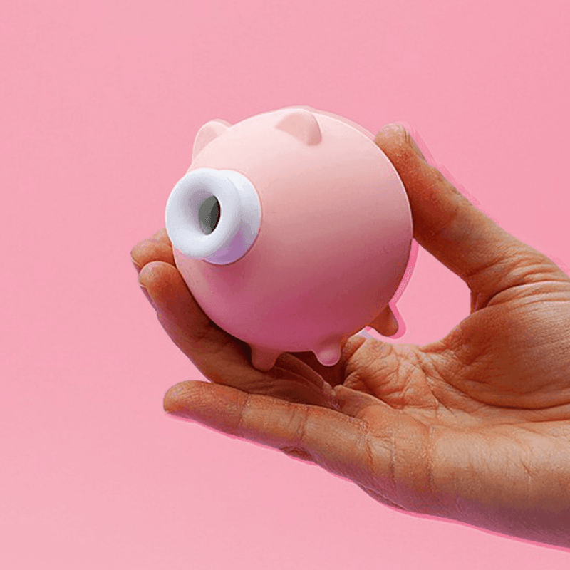 Porquinho Poderoso - Vibrador Sugador de Clitóris