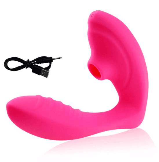 Vibrador de Ponto G e Sugador de Clitóris com 10 Níveis - Absolut - Promo