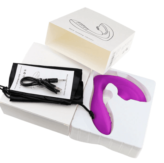 Vibrador de Ponto G e Sugador de Clitóris com 10 Níveis - Absolut - Promo