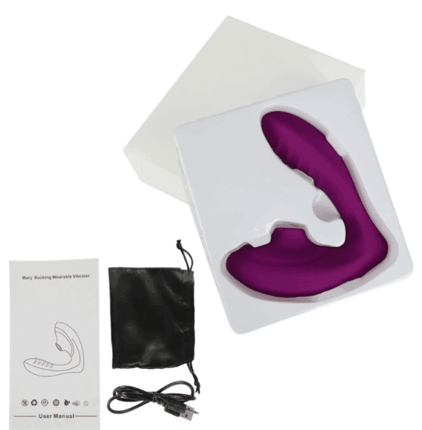 Vibrador de Ponto G e Sugador de Clitóris com 10 Níveis - Absolut - Promo