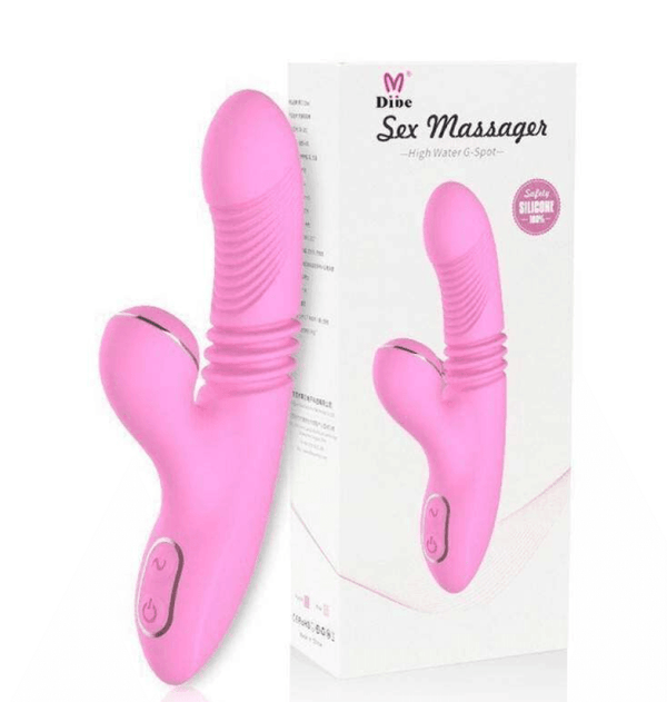 Vibrador de Ponto G Vai e Vem e com Sucção - Olivia DIBE