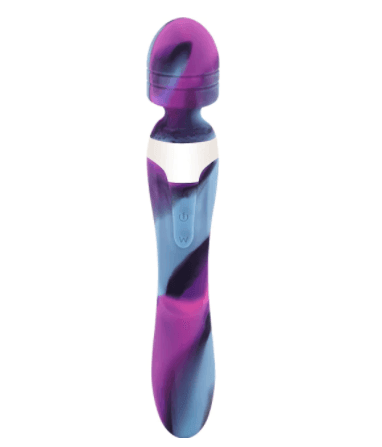 Vibrador Feminino Duplo Varinha Mágica e Consolo - MagicMic