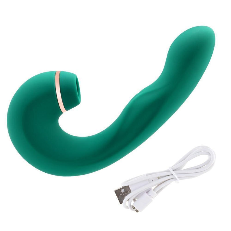 Vibrador Feminino Sugador de Clitóris e Estimulador de Ponto G - Realization