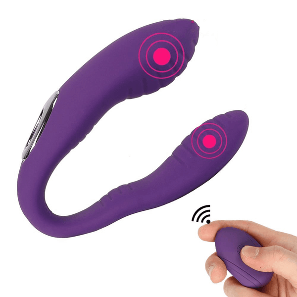 Vibrador para Casais em Formato U com Controle Remoto  Couples - Promo