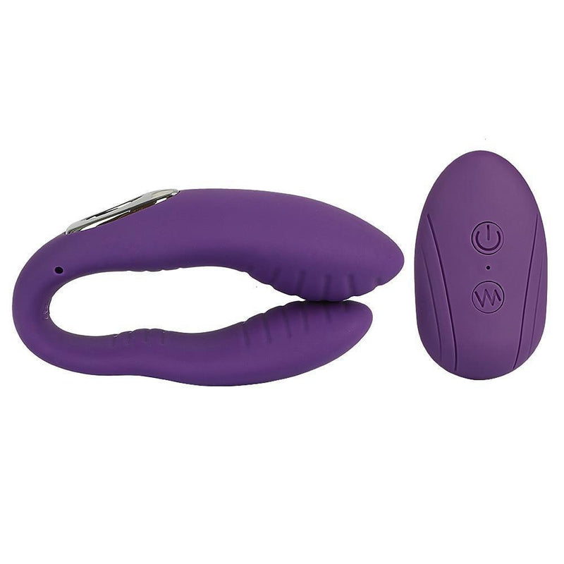 Vibrador para Casais em Formato U com Controle Remoto  Couples - Promo