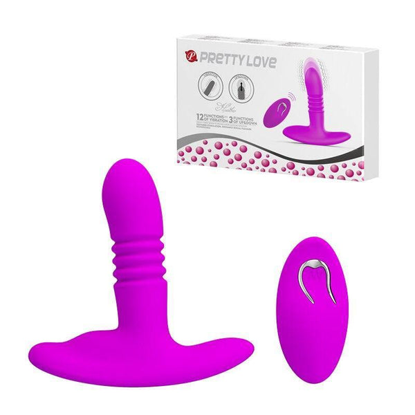 Vibrador Plug Anal Vai Vem  - Pretty Love