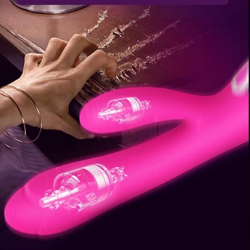 Vibrador Rabbit de Ponto G e Clitóris, Aquecimento e Multi Velocidades - Mr Rabbit - Promo
