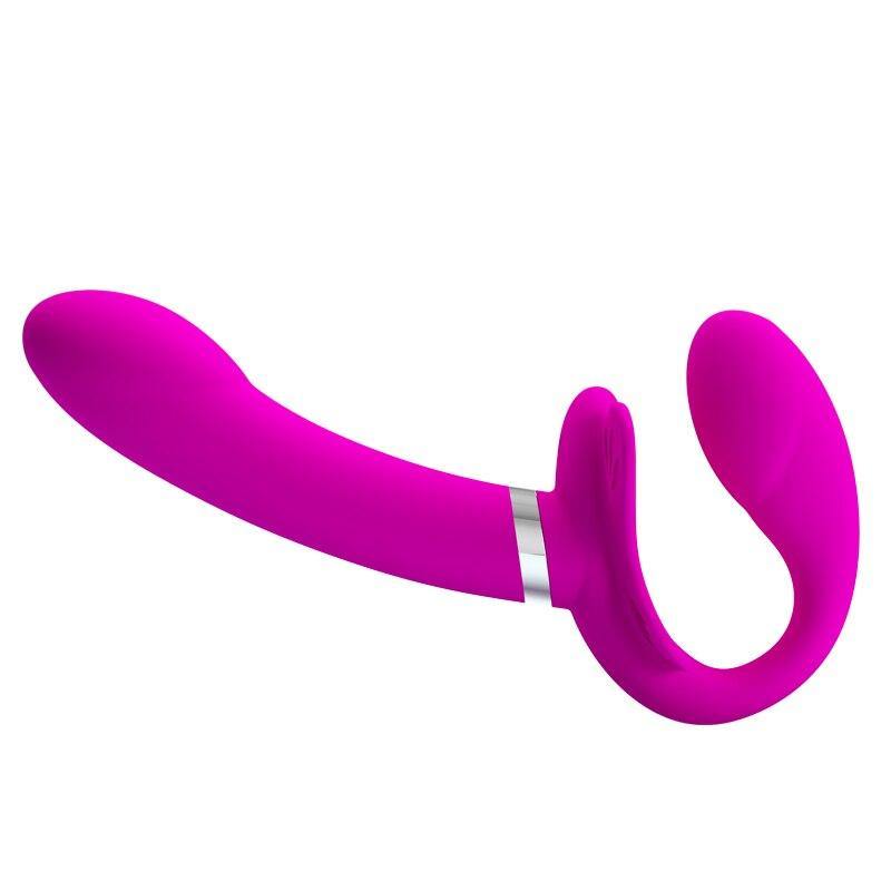 Vibrador Strapless com Dupla Usabilidade e 12 Modos Vibrativos - Valerie  Pretty Love