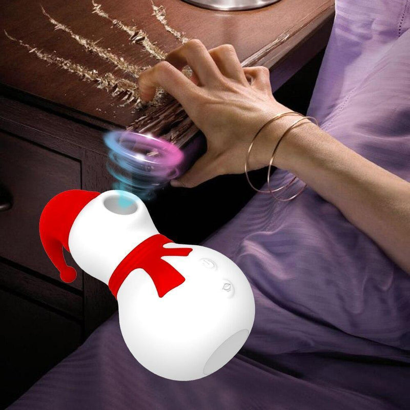 Vibrador Sugador de Clitóris Penguin Noel com 10 Níveis Intensos de Sucção