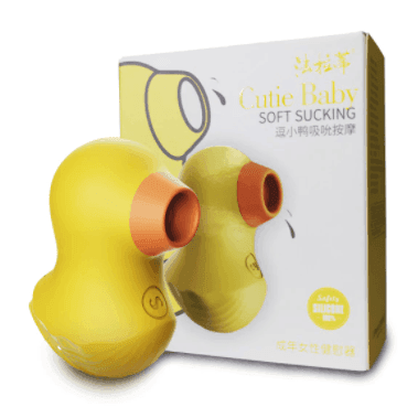 Vibrador Sugador Patinho 7 Frequências de Sucção Clitoriana Intensa - Cutie Duck - Promo