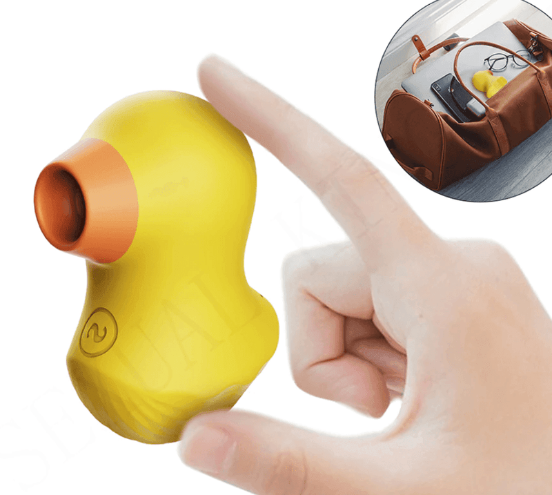 Vibrador Sugador Patinho 7 Frequências de Sucção Clitoriana Intensa - Cutie Duck - Promo
